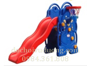 Cầu trượt bóng rổ hình voi