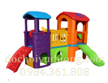 Liên hoàn nhà chơi cầu trượt