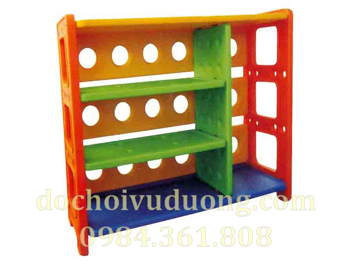 Kệ để đồ chơi 3 tầng 4 khoang