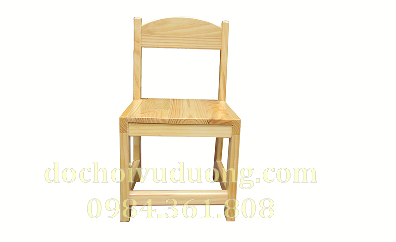 Ghế gỗ mầm non